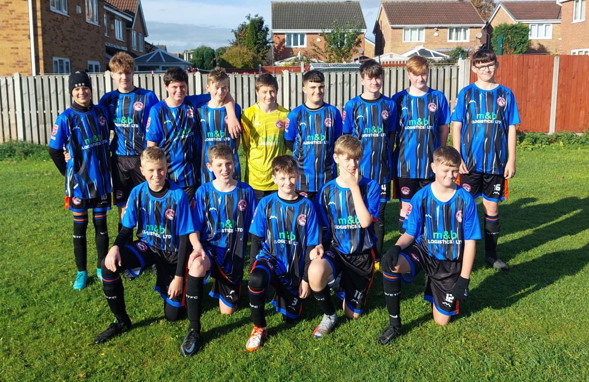 U16s Blues 2024/25 West End Terriers FC Pontefract , West Yorkshire